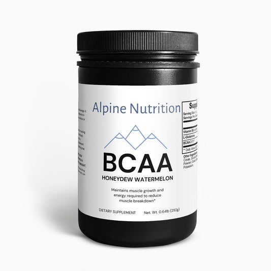 Picture of BCAA post workout powder in Honeydew Watermelon flavor