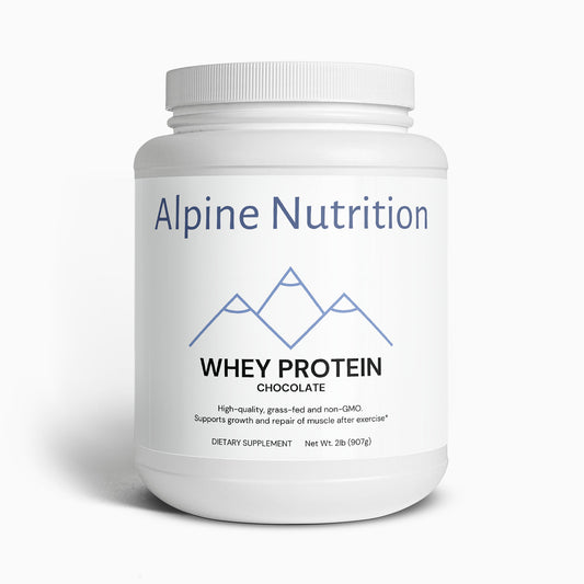 Picture of Whey Protein supplement chocolate flavor